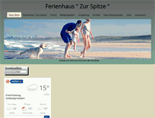 Tablet Screenshot of friedrichskoogspitze-ferienhaus.de